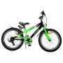 Volare Sportivo Bicicletta per bambini - ragazzi - 20 pollici - Verde - 7 marce