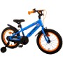 Bicicletta per bambini Volare Rocky - Ragazzi - 16 pollici - Blu - Due freni a mano