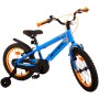 Bicicletta per bambini Volare Rocky - Ragazzi - 16 pollici - Blu - Due freni a mano