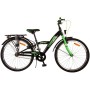 Volare Thombike Bicicletta per bambini - Ragazzi - 24 pollici - Nera Verde - Due freni a mano