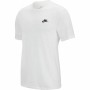 Maglia a Maniche Corte Uomo Nike AR4997 101 Bianco Uomo