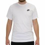 Maglia a Maniche Corte Uomo Nike AR4997 101 Bianco Uomo