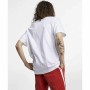 Maglia a Maniche Corte Uomo Nike AR4997 101 Bianco Uomo