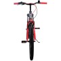 Bicicletta per bambini Volare Thombike - Ragazzi - 24 pollici - Nera Rossa - 3 marce