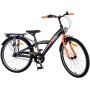 Bicicletta per bambini Volare Thombike - Ragazzi - 24 pollici - Nero Arancione - 3 marce