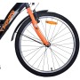 Bicicletta per bambini Volare Thombike - Ragazzi - 24 pollici - Nero Arancione - 3 marce