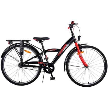 Bicicletta per bambini Volare Thombike - Ragazzi - 26 pollici - Nera Rossa - 3 marce