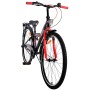 Bicicletta per bambini Volare Thombike - Ragazzi - 26 pollici - Nera Rossa - 3 marce