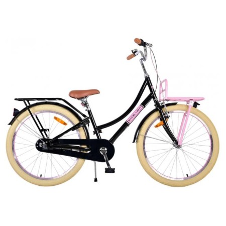 Bicicletta per bambini Volare Excellent - Ragazze - 24 pollici - Nera - 3 marce