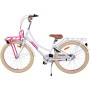 Bicicletta per bambini Volare Excellent - Ragazze - 24 pollici - Bianca - 3 marce