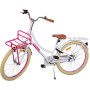 Bicicletta per bambini Volare Excellent - Ragazze - 24 pollici - Bianca - 3 marce