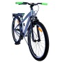 Bicicletta Volare Cross Kids - Ragazzi - 24 pollici - Grigio scuro