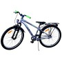 Bicicletta Volare Cross Kids - Ragazzi - 24 pollici - Grigio scuro