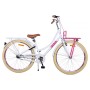 Bicicletta per bambini Volare Excellent - Ragazze - 26 pollici - Bianca - 3 marce