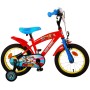 Bicicletta per bambini Paw Patrol - ragazzi - 14 pollici - Rossa/Blu