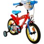 Bicicletta per bambini Paw Patrol - ragazzi - 14 pollici - Rossa/Blu