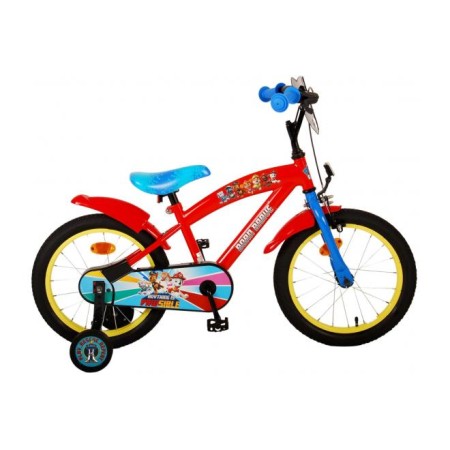 Bicicletta per bambini Paw Patrol - Ragazzi - 16 pollici - Rosso Blu