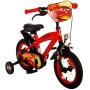 Bicicletta per bambini Disney Cars - Ragazzi - 12 pollici - Rossa