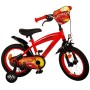 Bicicletta per bambini Disney Cars - Ragazzi - 14 pollici - Rossa