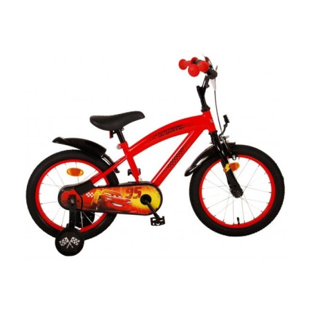 Bicicletta per bambini Disney Cars - Ragazzi - 16 pollici - Rossa