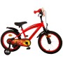 Bicicletta per bambini Disney Cars - Ragazzi - 16 pollici - Rossa