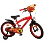 Bicicletta per bambini Disney Cars - Ragazzi - 16 pollici - Rossa