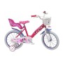 Minnie la più carina di sempre! Bicicletta per bambini - Ragazze - 16 pollici - Rosa - Due freni a mano