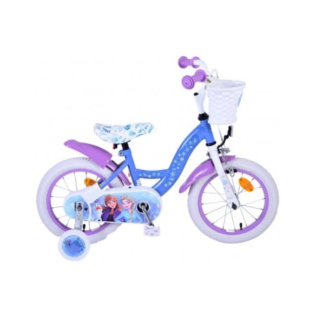 Bicicletta per bambini Disney Frozen 2 - Ragazze - 14 pollici - Blu / Viola