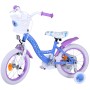 Bicicletta per bambini Disney Frozen 2 - Ragazze - 14 pollici - Blu / Viola