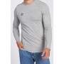 Camicia a Maniche Lunghe Uomo Umbro SMALL LOGO LS TEE 65775U B43 Grigio