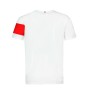 Maglia a Maniche Corte Uomo TRI TEE SS Nº1 M NEW OPTCAL Le coq sportif 2310012 Bianco