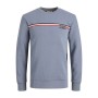 Felpa senza Cappuccio Uomo Jack & Jones JJATLAS SWEAT CREW NECK 12224602 Azzurro