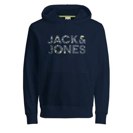 Felpa per Bambini JJNEON POP Jack & Jones 12232755 Blu Marino