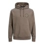 Felpa con Cappuccio Uomo JJSUNSET Jack & Jones 12222190 Grigio