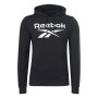 Felpa con Cappuccio Uomo Reebok I FT BIG LOGO OTH H54788 Nero