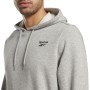 Felpa con Cappuccio Uomo Reebok RI FT LEFT CHEST OT HZ8788 Grigio