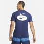 Maglia Nike TEE ESS CORE 4 DM6409 410 Blu Marino