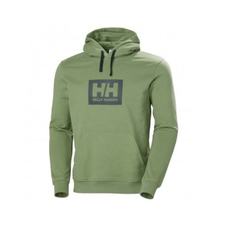 Felpa con Cappuccio Uomo Helly Hansen 53289 406 Verde