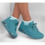 Scarpe da Donna per Camminare Skechers UNO STAND 73690 SLT Azzurro