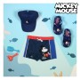 Costume da Bagno Boxer per Bambini Mickey Mouse Azzurro