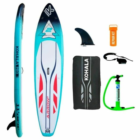 Tavola da Paddle Surf Gonfiabile con Accessori Kohala Arrow 2 Azzurro ( 335 x 75 x 15 cm)