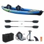 Canoa Gonfiabile Kayak Hybrid Drop Stitch Floor PVC 385 cm