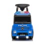 Cavalcabili Mercedes Actros 25 kg Azzurro con suono Camion Polizia (63,5 x 29 x 27 cm)