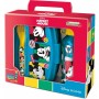 Set da picnic Mickey Mouse Fun-Tastic 400 ml Posate Piastra Grill Elettrica Bottiglia Alluminio