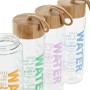 Bottiglia di Vetro DKD Home Decor Water Bambù (4 pcs) (580 ml)