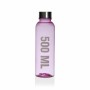 Bottiglia d'acqua Versa Rosa 500 ml Acciaio polistirene Composto 6,5 x 21,5 x 6,5 cm