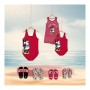 Costume da Bagno Bambina Minnie Mouse Rosso