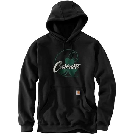 Felpa con Cappuccio Uomo Carhartt Shamrock M (Ricondizionati C)