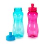 Borraccia 550 ml Azzurro Verde Rosa Plastica