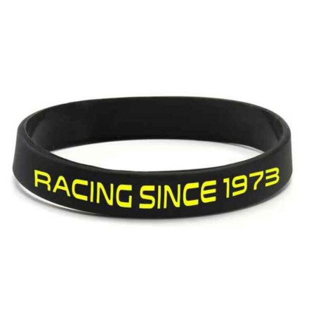 Braccialetto sportivo OMP Racing Since 1973 Nero